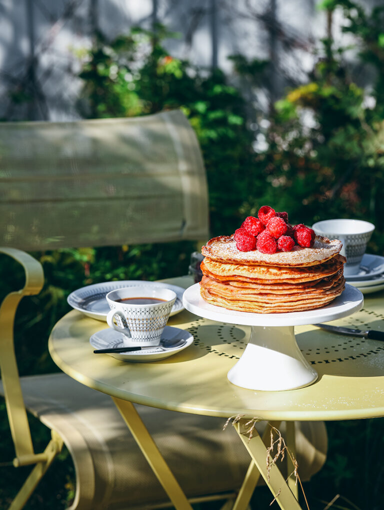 Tischszene Outdoor Sommer